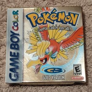 Nintendo Pokémon Gold Version Gameboy Color - BOX only with Silver Manual